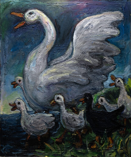 Chuck Connelly, Odd Ball 2001, 51" x 42"