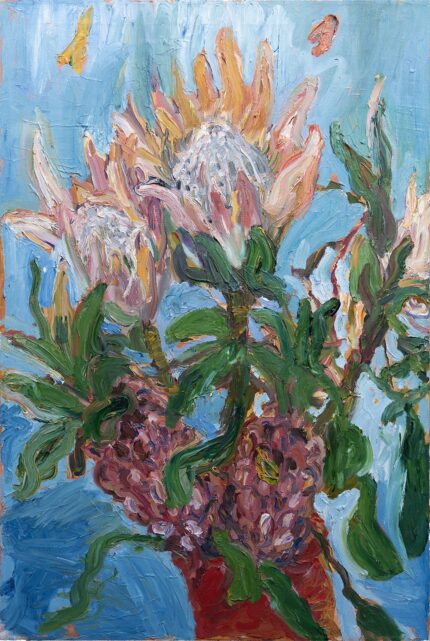 Chuck Connelly, Pineapple Flowers 1 1993, 36" x 24"